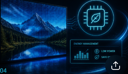 Energy-saving LED display technology