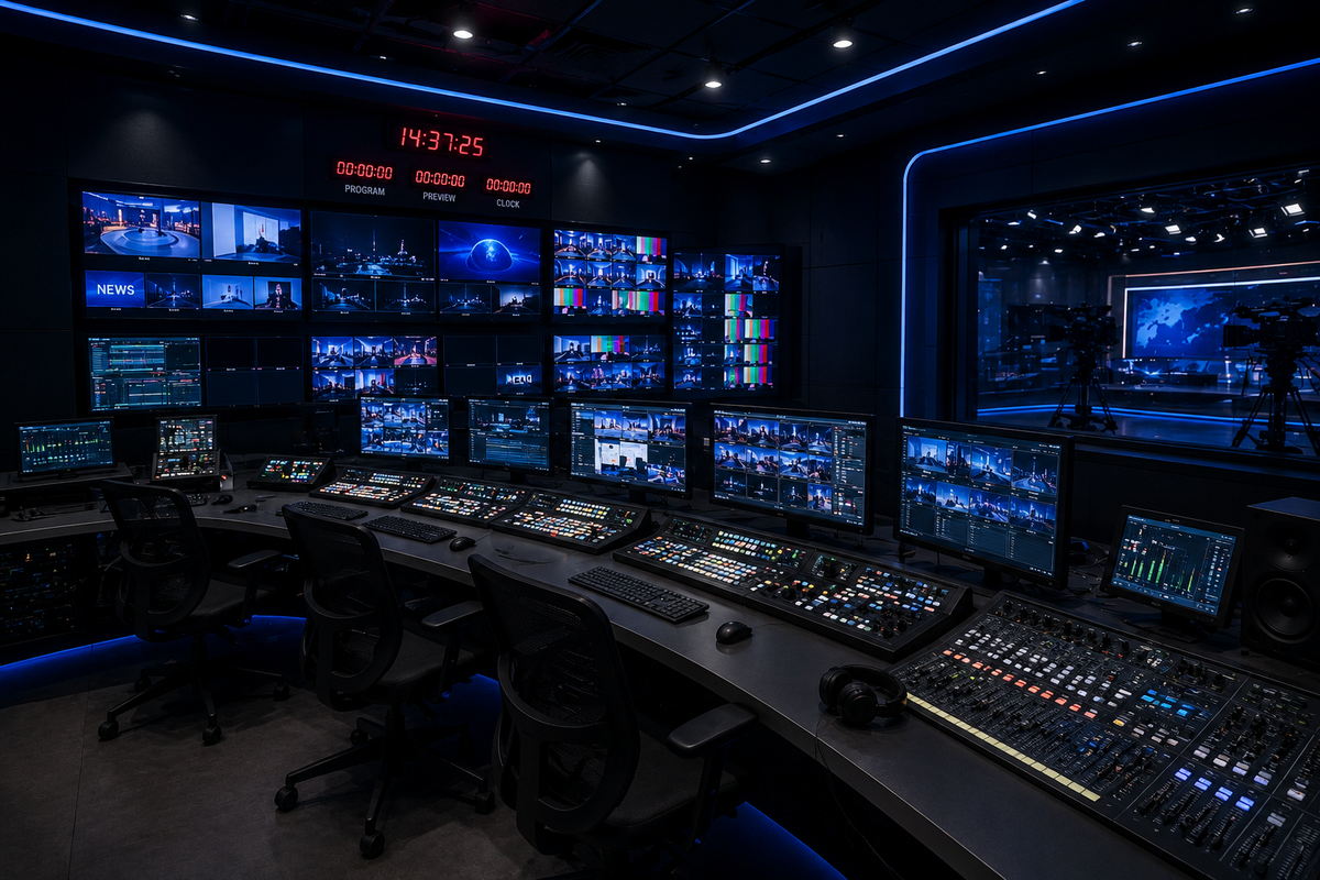 Salas de control de transmisión