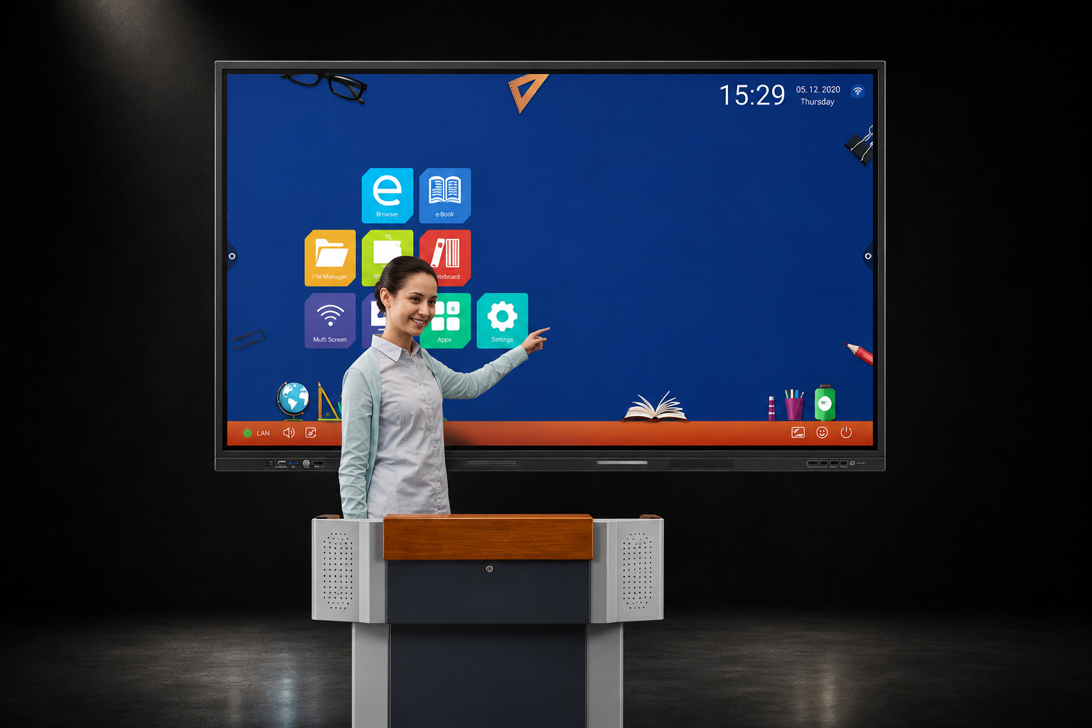 LCD interactive displays Benefits?