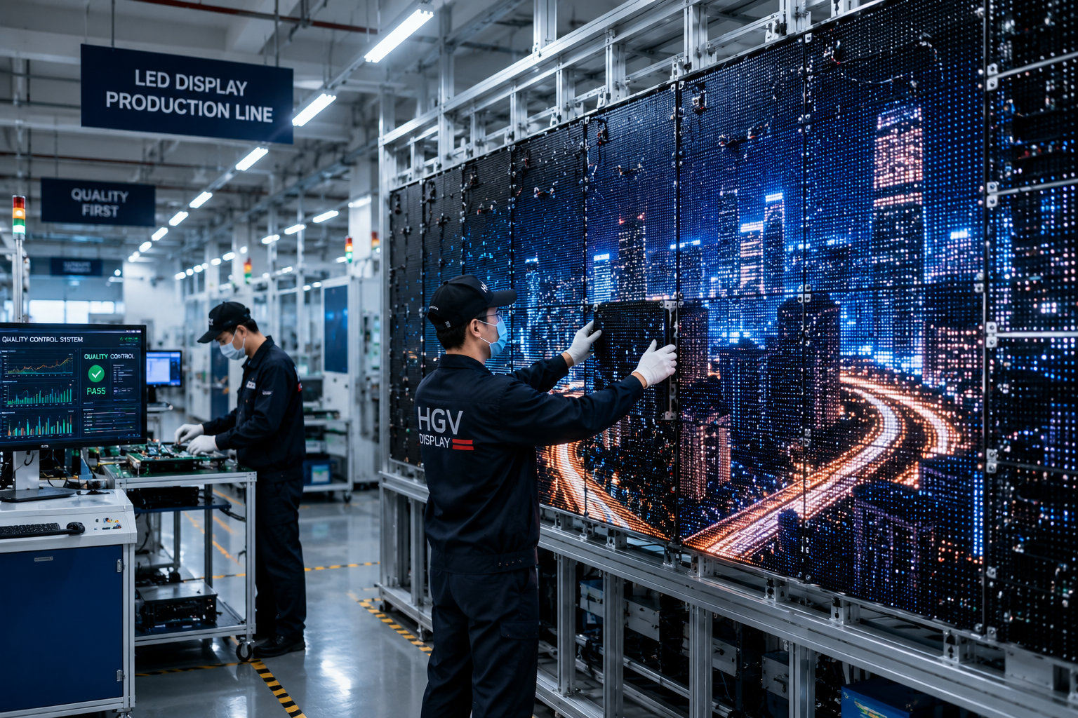 Advanced manufacturing, engineering expertise and quality control support the continued development of professional LED display solutions worldwide.